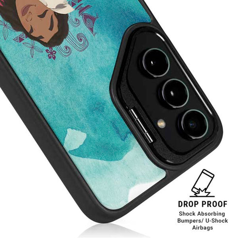 Disney Princess Moana with Pua and Heihei Galaxy S24 FE Kickstand Case